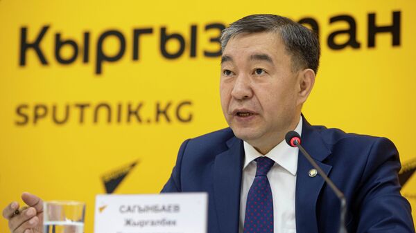 Өнөр жай, энергетика жана жер казынасын пайдалануу мамлекеттик комитетинин мурдагы төрагасы Жыргалбек Сагынбаев - Sputnik Кыргызстан