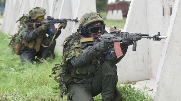 Украинские военнослужащие. Архивное фото - Sputnik Кыргызстан