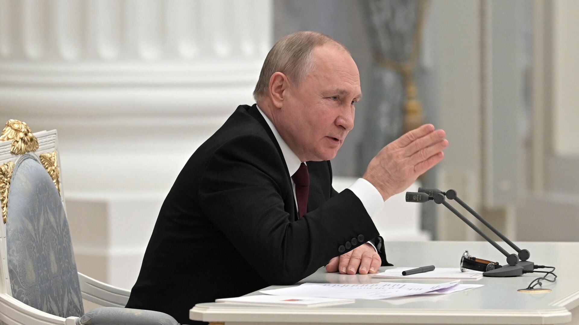 Президент России Владимир Путин Президент России Владимир Путин - Sputnik Кыргызстан, 1920, 21.02.2022
