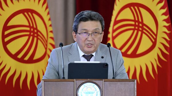 Жогорку Соттун төрагасы Замирбек Базарбеков. Архив - Sputnik Кыргызстан