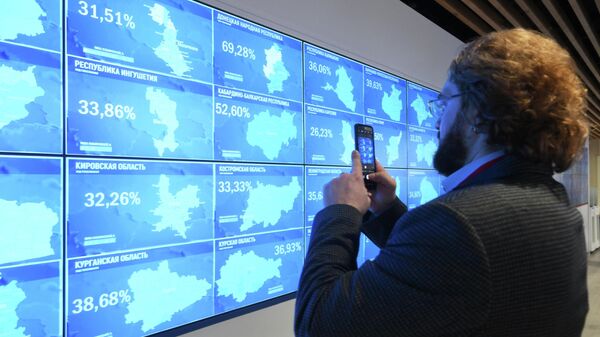 Работа информационного центра ЦИК России - Sputnik Кыргызстан