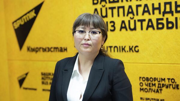 Сокулук райондук Эмгек, социалдык камсыздоо башкармалыгынын калкты иш менен камсыздоого көмөктөшүү бөлүмүнүн башчысы Мээрим Молдокулова - Sputnik Кыргызстан