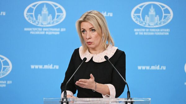 Россиянын Тышкы иштер министрлигинин расмий өкүлү Мария Захарова. Архив - Sputnik Кыргызстан