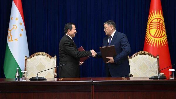 Кыргызстан менен Тажикстан мамлекеттик чек ара боюнча тарыхый макулдашууга жетишти - Sputnik Кыргызстан