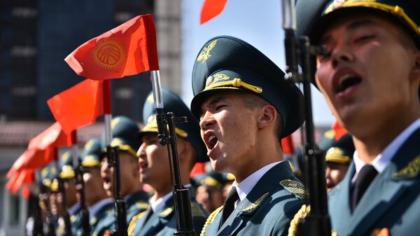 Солдаты Национальной Гвардии. Архивное фото - Sputnik Кыргызстан