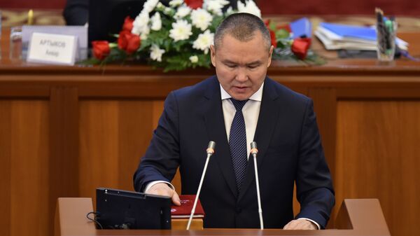 Жогорку Кеңештин депутаты Бакыт Жетигенов. Архив - Sputnik Кыргызстан