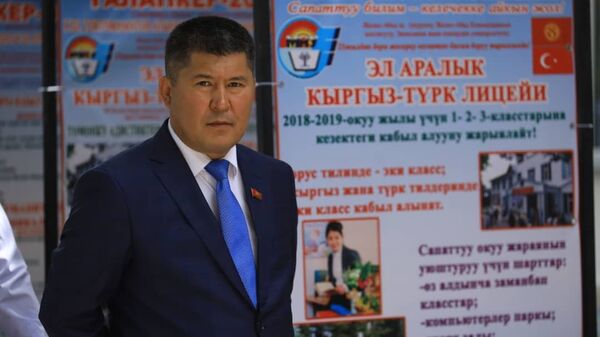 Назначенный акимом Ленинского района Бишкека Мураталы Тагаев. Архивное фото - Sputnik Кыргызстан