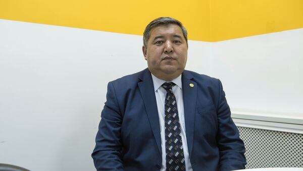 Айыл чарба, тамак-аш өнөр жайы жана мелиорация министринин орун басары Жаныбек Керималиев. Архив - Sputnik Кыргызстан