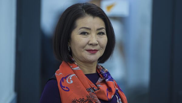 Новоназначенная глава пресс-службы президента Кыргызстана Нуркамал Асканова  - Sputnik Кыргызстан